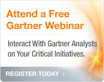 Attend a Free Gartner Webinar