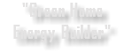 "Green Home Energy Builder"