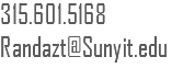 315.601.5168
Randazt@Sunyit.edu